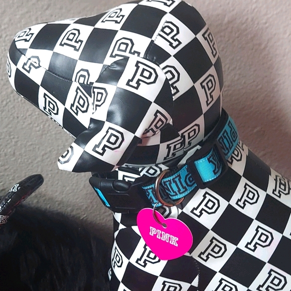 💙Rare VS Pink Dog Collar & Dog Tag💙 - Picture 2 of 5